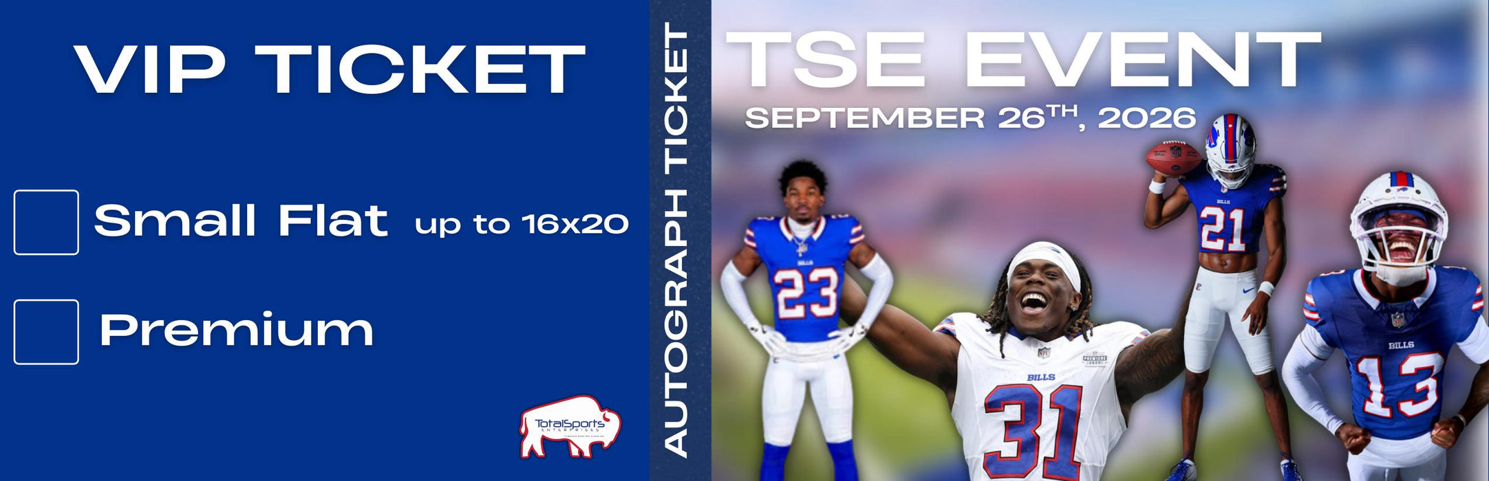 VIP AUTOGRAPH TICKET: Get Your Premium Item Signed in Person by (Alford, Bell, Igbinosun and Hairston)