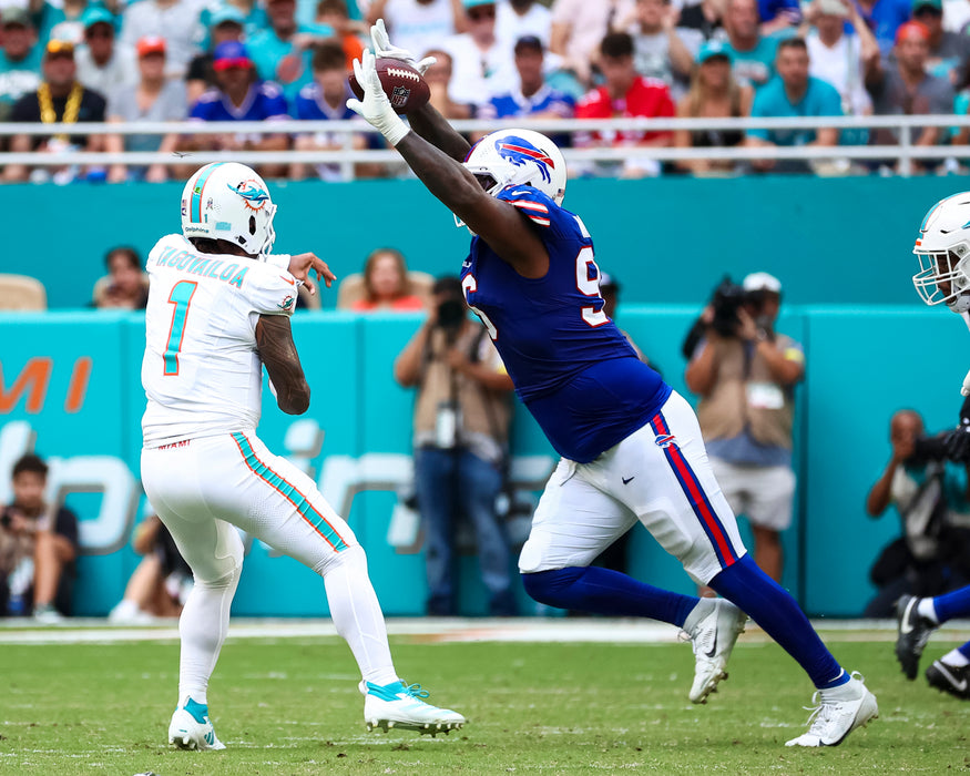 PRE-SALE: Deone Walker Signed Batting Down Ball vs Dolphins
