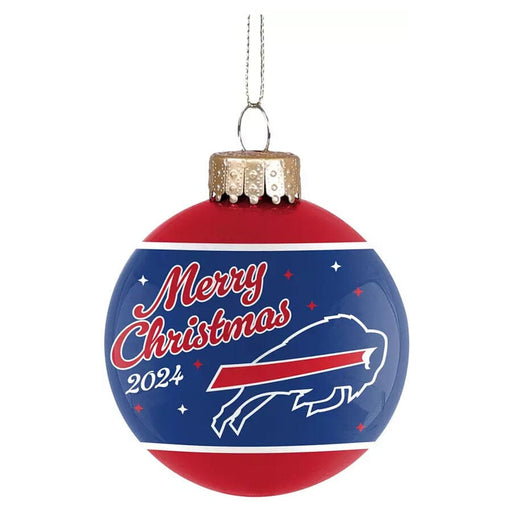 Buffalo Bills 2024 Glass Ball Ornament General Merchandise TSE Buffalo 