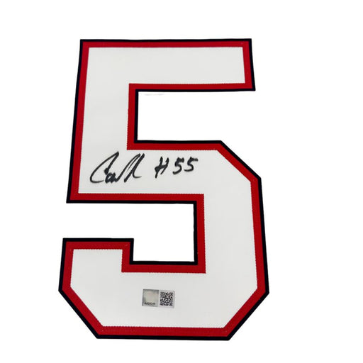 Carlos Boogie Basham Signed White Authentic #5 CLEARANCE TSE Buffalo 