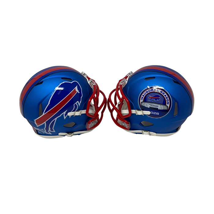 PRE-SALE: DJ Moore Signed TSE Exclusive Blue Speed Mini Helmet