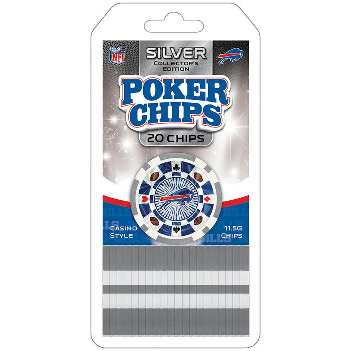 Buffalo Bills 20-Piece Poker Chips General Merchandise TSE Buffalo 