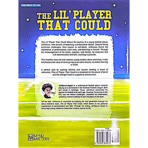 "The Lil' Player That Could" Childrens Book (Written and Signed by Ja'Marcus Ingram)