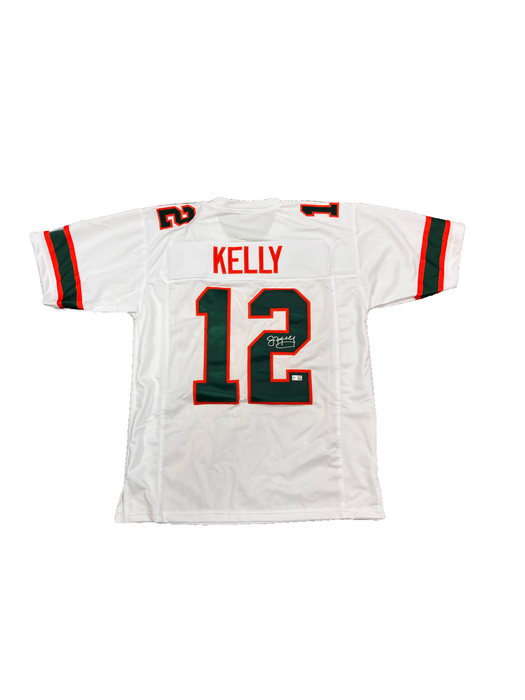 Jim Kelly Signed Pro-Style White College Jersey