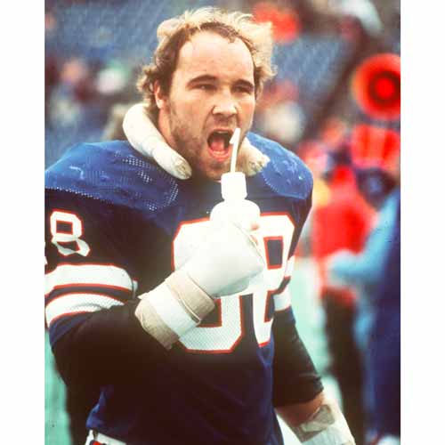 Joe DeLamielleure in Blue with Water Bottle Unsigned Photo Unsigned Photos TSE Buffalo 