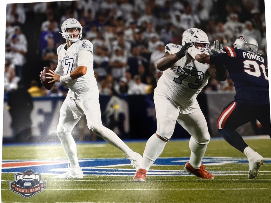 Josh Allen Unsigned in Rivalries About to Throw Photo