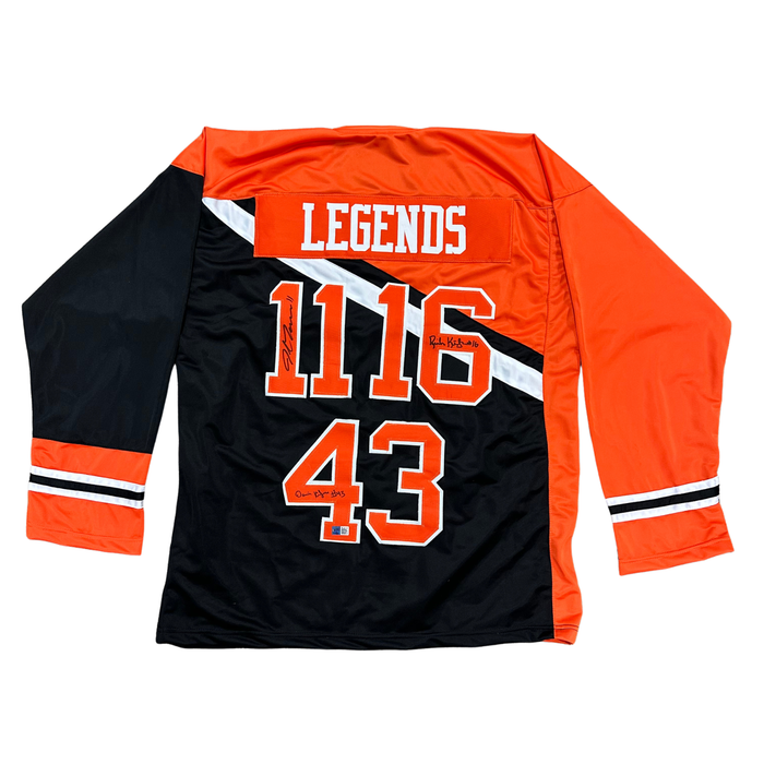 Signed Pro-Style Legends Black Lacrosse Jersey