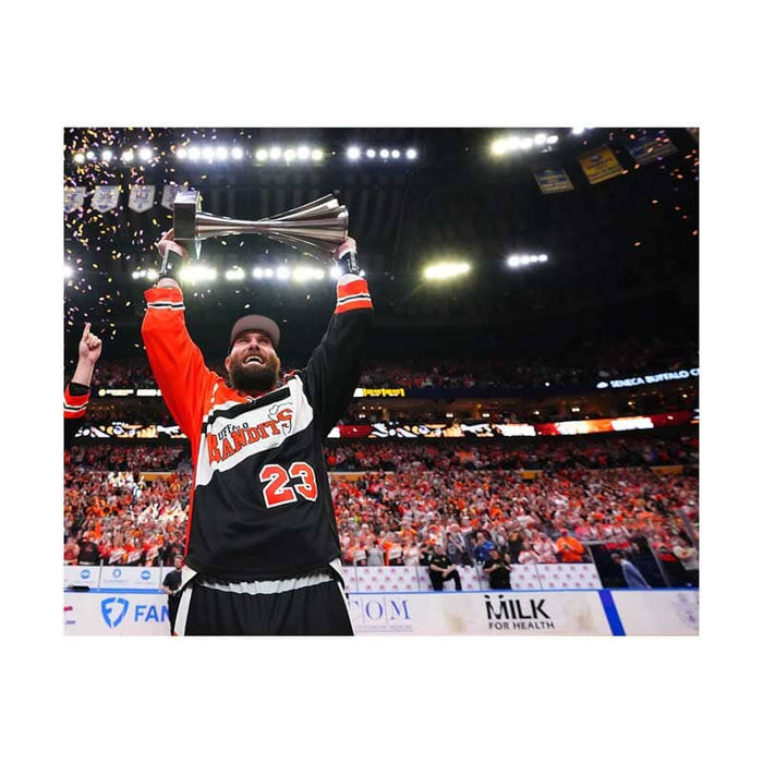 PRE-SALE: Steve Priolo Signed Holding Trophy Photo PRE-SALE TSE Buffalo 