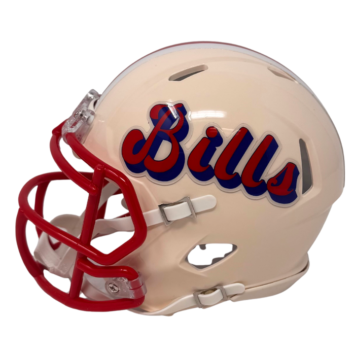 PRE-SALE: DJ Moore Signed Buffalo Bills RETRO Speed Mini Helmet