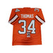 PRE-SALE: Thurman Thomas Signed Custom Orange College Football Jersey Custom Jerseys TSE Buffalo 