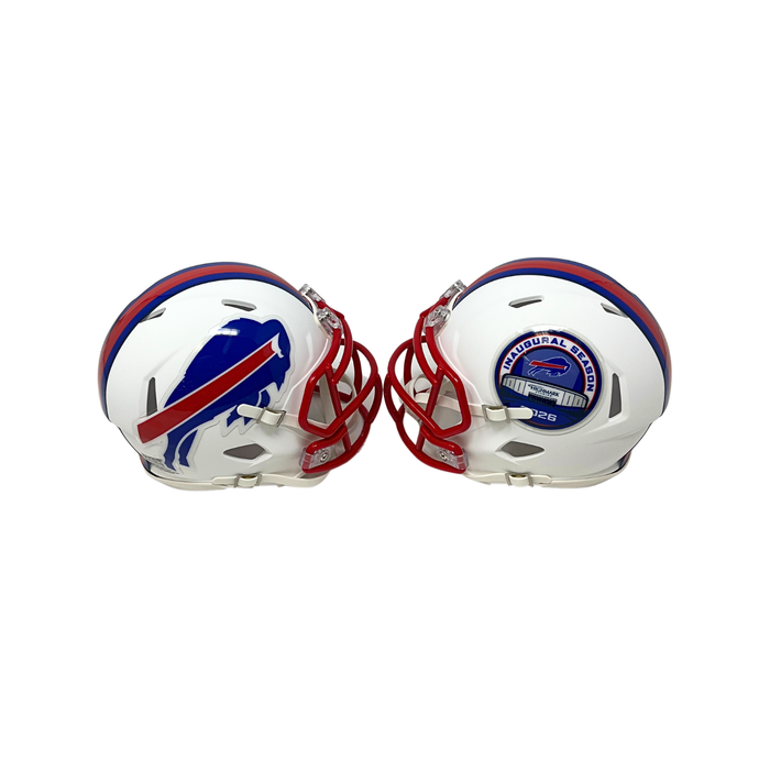 PRE-SALE: Joshua Palmer Signed TSE Exclusive White Speed Mini Helmet