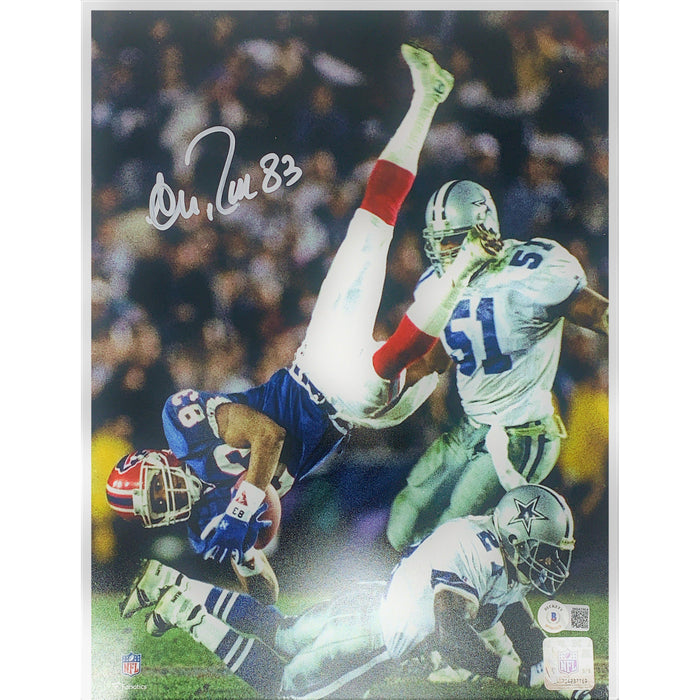 Andre Reed Signed Diving Catch vs Cowboys 11X14 Photo Signed Photos TSE Buffalo 