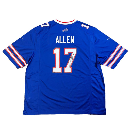 Josh Allen Signed Buffalo Bills Authentic Nike Game Player Blue Jersey Signed Jerseys TSE Buffalo 