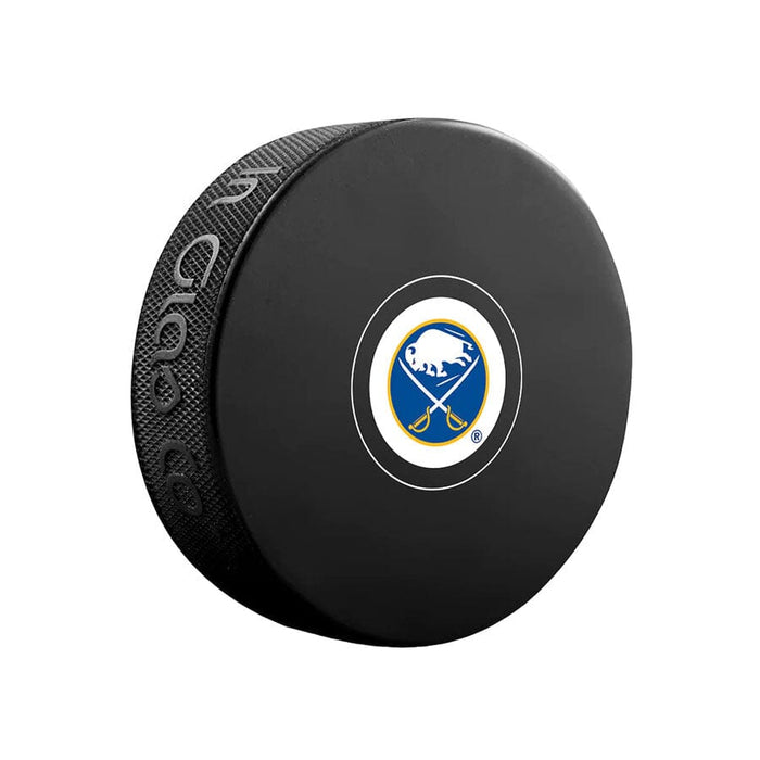 PRE-SALE: Pat LaFontaine Signed Buffalo Sabres Logo Puck PRE-SALE TSE Buffalo 