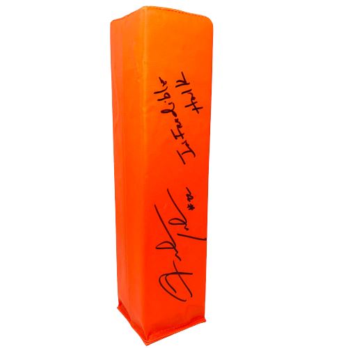 Fred Jackson Signed Replica End Zone Pylon with Infredible Hulk Signed Pylons TSE Buffalo 