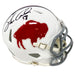 Shane Conlan Signed Buffalo Bills Standing Buffalo Speed Mini Helmet Signed Mini Helmets TSE Buffalo 