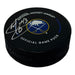 Martin Biron Signed Buffalo Sabres Official Game Model Hockey Puck Signed Hockey Pucks TSE Buffalo 