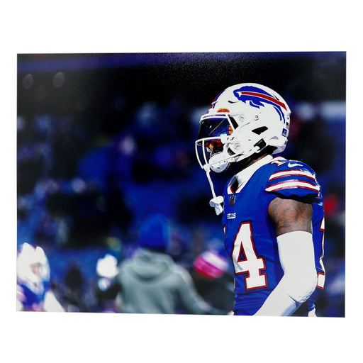 Stefon Diggs Wearing Visor Unsigned 8x10 Photo Unsigned Photos TSE Buffalo 