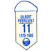 Gilbert Perreault Signed Buffalo Sabres Mini Banner Signed Hockey Mini Banner TSE Buffalo 