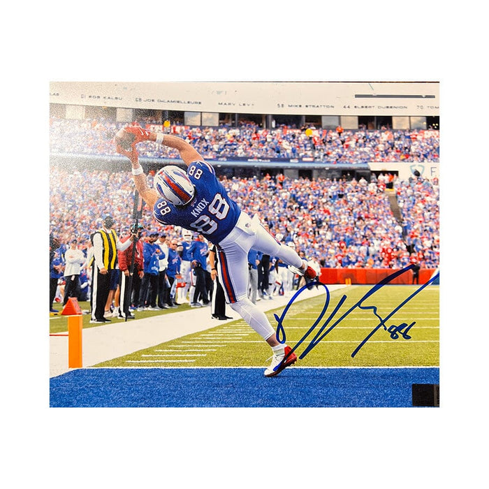 Dawson Knox Signed Leaping Catch Photo Signed Photos TSE Buffalo 