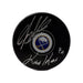 Jerry Korab Signed Sabres Logo Puck with "King Kong" Signed Hockey Puck TSE Buffalo 