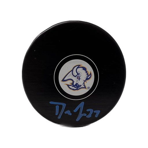 Devon Levi Signed Buffalo Sabres Reverse Retro Autograph Hockey Puck Signed Hockey Pucks TSE Buffalo 