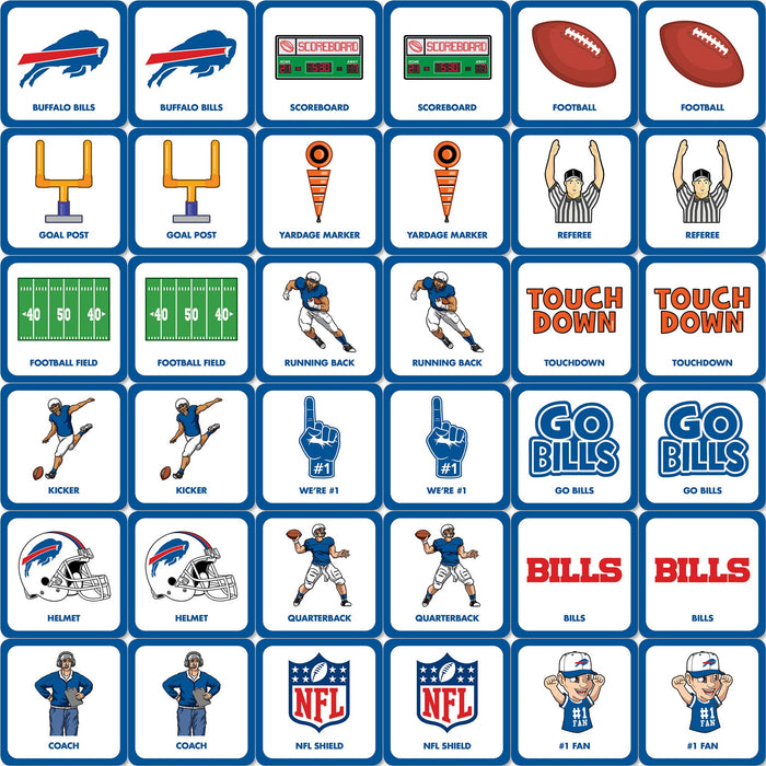 Buffalo Bills Matching Game General Merchandise TSE Buffalo 