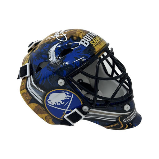 Ryan Miller Signed Mini Goalie Mask Signed Hockey Mini Helmet TSE Buffalo 