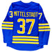 Casey Mittelstadt Signed Sabres Authentic Fanatics Blue Jersey TSE Buffalo 