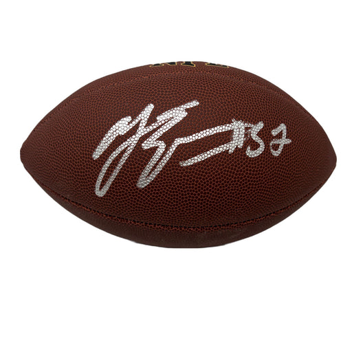 A.J. Epenesa Signed Buffalo Bills Wilson Replica Football Signed Footballs TSE Buffalo 