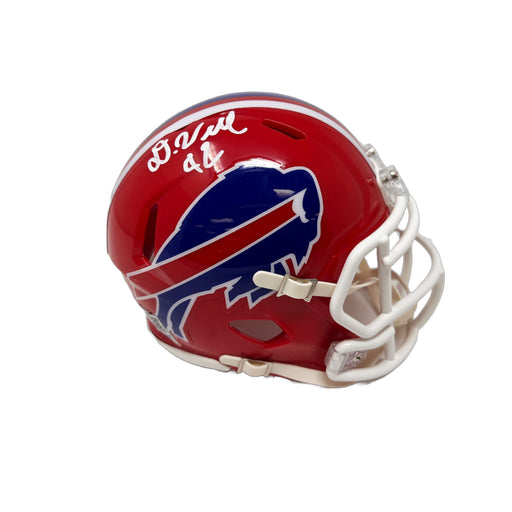 Dorian Williams Signed Buffalo Bills Red TB Speed Mini Helmet Signed Mini Helmets TSE Buffalo 