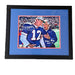 Jim Kelly + Marv Levy "HOF 01" Signed Talking 11x14 Photo - Professionally Framed Signed Photos TSE Framed 