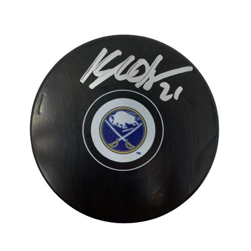 Kyle Okposo Signed Buffalo Sabres Official NHL Hockey Puck Signed Hockey Pucks TSE Buffalo 