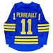 Gilbert Perreault Signed Buffalo Sabres Blue Fanatics Licensed Player Jersey Signed Hockey Jersey TSE Buffalo 