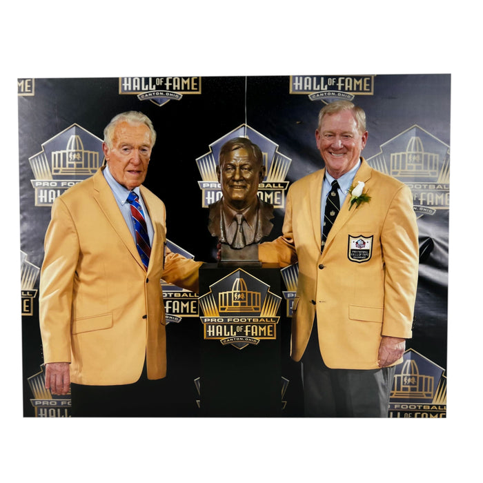 Marv Levy and Bill Polian Posing Unsigned 8x10 Photo Unsigned Photos TSE Buffalo 