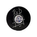 Rick Jeanneret Signed Sabres Reverse Retro Logo Puck Signed Hockey Pucks TSE Buffalo 