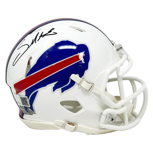 Sam Martin Signed Buffalo Bills 2021 Speed Mini Helmet Signed Mini Helmets TSE Buffalo 