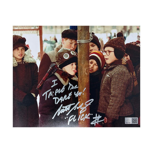 Scott Schwartz Signed Group Photo with "Flick" and "I Triple Dog Dare You!" TSE Buffalo 