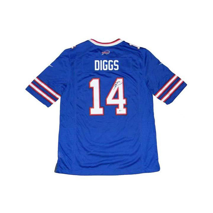 Stefon Diggs Signed Buffalo Bills Authentic Blue Nike Jersey Custom Jerseys TSE Buffalo 
