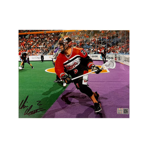 Buffalo Bandits Chris Cloutier Signed Running 8x10 Photo Signed Lacrosse Photo TSE Buffalo 