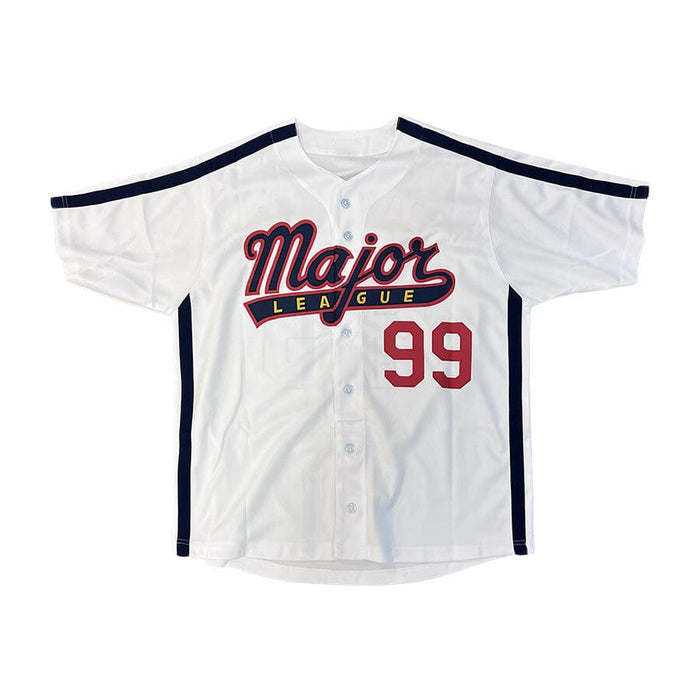 Charlie Sheen "Ricky Vaughn" Signed Custom Major League Jersey Signed Jersey TSE Buffalo 