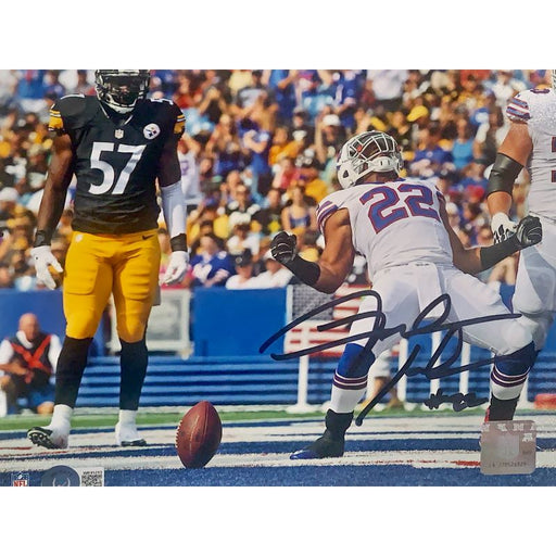 Fred Jackson Endzone White Jersey Superman 11x14 Photo Signed Photos TSE Buffalo 