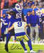 Carlos "Boogie" Basham Jr. Signed Jumping Over Stafford Photo Signed Photos TSE Buffalo 