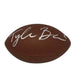 Tyler Bass Signed Wilson Replica Football Signed Footballs TSE Buffalo 