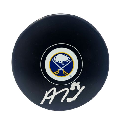 Alex Tuch Signed Buffalo Sabres Hockey Puck Signed Hockey Pucks TSE Buffalo 