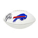 Dion Dawkins Signed Buffalo Bills White Logo Football Signed Footballs TSE Buffalo 