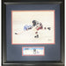 Mike Eruzione Signed Olympic Hockey Team Professionally Framed 11x14 Photo with Replica Ticket Signed Photos TSE Framed 