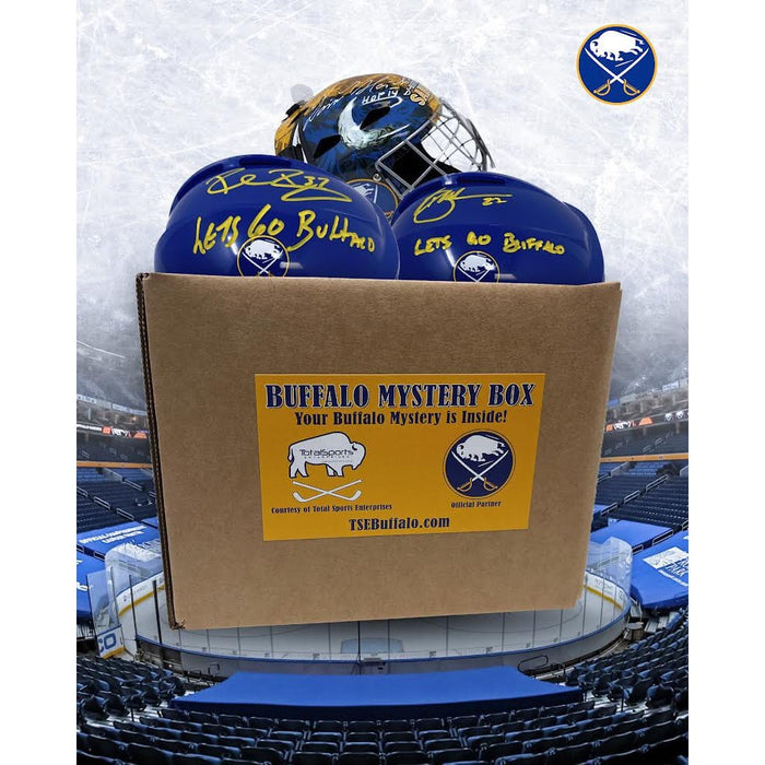 TSE Buffalo Sabres Autographed Mystery Mini Helmet TSE Buffalo 