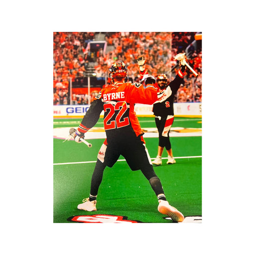 Buffalo Bandits Josh Byrne Un-Signed Celebrate 8x10 Photo Signed Lacrosse Photo TSE Buffalo 