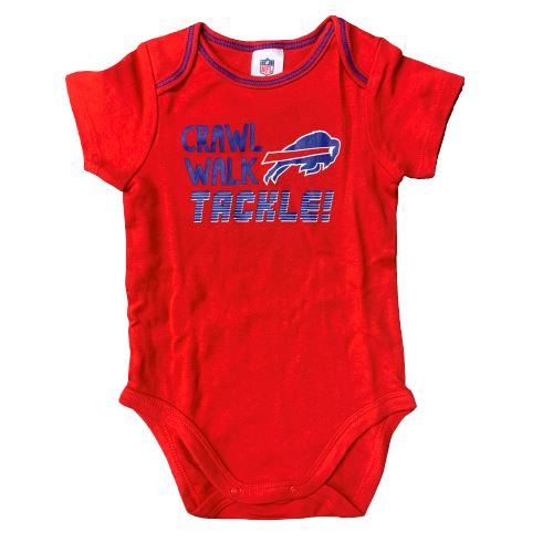 3 Piece Buffalo Bills Onesie Set General Merchandise TSE Buffalo 